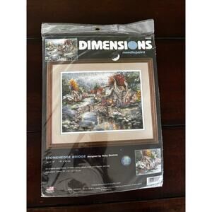 Vintage Dimensions Stonehedge Bridge Needlepoint Kit Nicky Boehme NEW